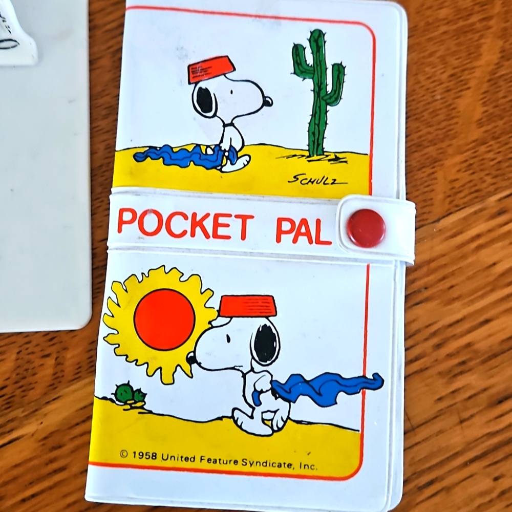 Snoopy Pocket Pal, Tool Set, Stationery, Scissors Lot 1980s Toys Vintage Peanuts - Picture 7 of 8